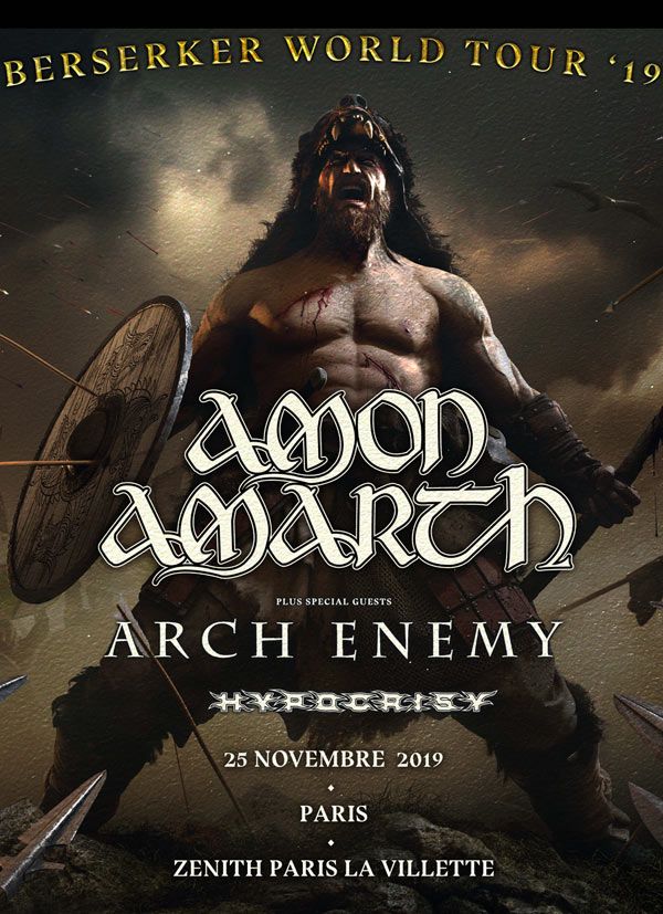 Amon Amarth à Paris (25/11/19)