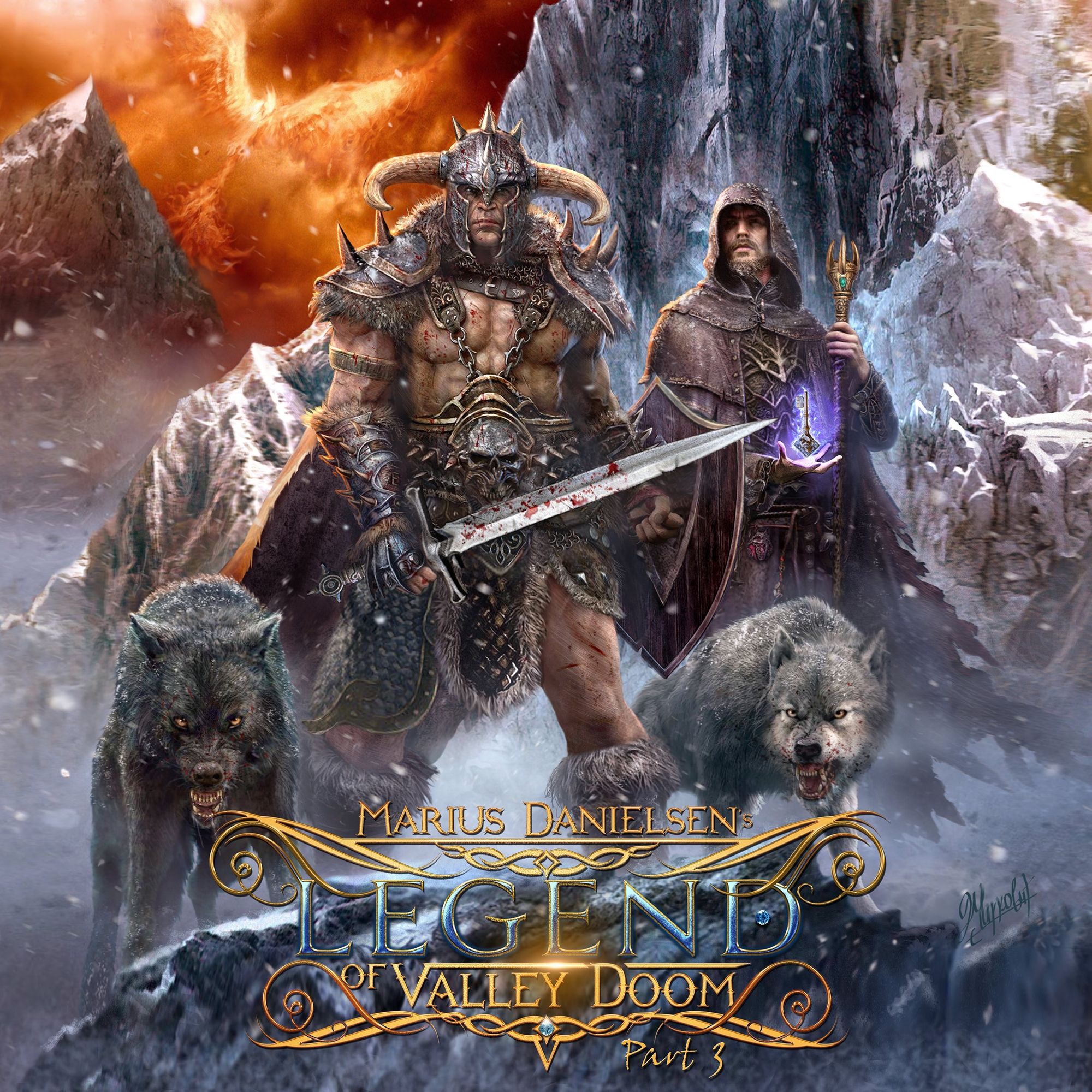 Marius Danielsen´s Legend of Valley Doom - Pochette album 2021